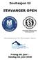 Invitasjon til STAVANGER OPEN. Hovedsponsor for Stavanger Open: