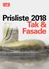 Prisliste 2018 Tak & Fasade