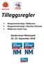 Tilleggsregler. Norgesmesterskap i Rallycross Norgesmesterskap i Shortcar Extreme Rallycross Junior Cup