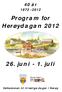 Program for Herøydagan 2012