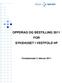 OPPDRAG OG BESTILLING 2011 FOR SYKEHUSET I VESTFOLD HF