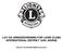 LOV OG ARBEIDSORDNING FOR LIONS CLUBS INTERNATIONAL DISTRIKT 104H, NORGE