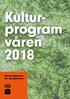 Kulturprogram våren 2018