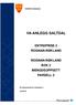 Saltdal kommune VA-ANLEGG SALTDAL ENTREPRISE 2 ROGNAN-RØKLAND ROGNAN-RØKLAND BOK 2 MENGDEOPPSETT PARSELL 2. Ny konkurranse for entreprise 2