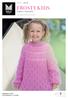 MODELL FROST Y KIDS STRIKKET I 1 TRÅD PÅFUGL LINE LANGMO PÅFUGL & DSA BLING. #dalegarn #DG #houseofyarn_norway HJELPEP