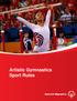 Artistic Gymnastics Sport Rules