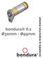 bondura 6.1 Ø30mm - Ø99mm assembly & inspection manual art rev C