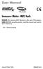 User Manual. Invacare Matrx MX2 Back