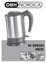 HI SPEED INOX. Brushed steel, 1,0 l - type 6466