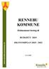 RENNEBU KOMMUNE. Rådmannens forslag til BUDSJETT 2019 ØKONOMIPLAN