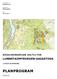 PLANPROGRAM LUNNSTADMYRVEGEN-GAIASTOVA REGULERINGSPLAN FOR I ØYER KOMMUNE FORSLAG. Gaiastova AS. Planprogram