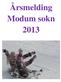 Årsmelding Modum sokn 2013