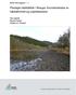 Planlagte habitattiltak i Skauga: forundersøkelse av habitatforhold og ungfiskbestand