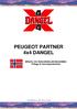 PEUGEOT PARTNER 4x4 DANGEL. BRUKS- OG VEDLIKEHOLDSVEILEDNING (Tillegg til instruksjonsboken)