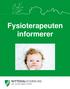 Fysioterapeuten informerer