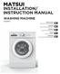 INSTALLATION/ INSTRUCTION MANUAL