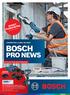 BOSCH PRO NEWS NYHET FUGEPISTOL. GRATIS * ProCORE18V 4,0 Ah 3 898,-* 4 872,50** GRATIS ProCORE18V 4,0 Ah* GJELDER FRA