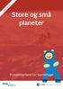 Store og små planeter