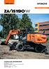 ZAXIS-6 serie HYDRAULISK GRAVEMASKIN