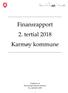 Finansrapport 2. tertial 2018 Karmøy kommune