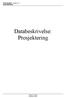 SOSI standard - versjon 3.3 Databeskrivelse: Databeskrivelse: Prosjektering