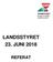 LANDSSTYRET 23. JUNI 2018 REFERAT