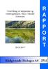 R A P P O R. Rådgivende Biologer AS Overvåking av temperatur og vannvegetasjon i Ekso, Vaksdal kommune