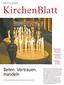 KirchenBlatt. Beten. Vertrauen. Handeln