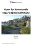 Norm for kommunale vegar i Bømlo kommune
