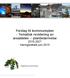 Forslag til kommuneplan - Tematisk revidering av arealdelen planbeskrivelse