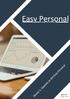 Easy Personal. Hurtigguide/innføring