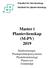 Fakultet for biovitenskap Institutt for plantevitenskap Master i Plantevitenskap (M-PV) 2019