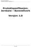 Produktspesifikasjon: Jernbane Banenettverk Versjon: 1.0