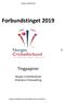 Norges Cricketforbund. Forbundstinget Tingpapirer. Norges Cricketforbund Ordinære Forbundsting