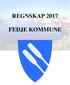 REGNSKAP 2017 FEDJE KOMMUNE