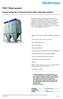 FMC filterkassett. Compact cartridge filter for solving dust problems within a wide range of industries