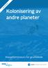 Kolonisering av andre planeter