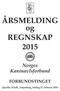 ÅRSMELDING og REGNSKAP 2015