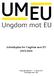 Arbeidsplan for Ungdom mot EU