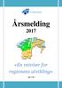 Årsmelding. «En veiviser for regionens utvikling» Sak 7/18