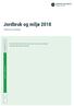 Jordbruk og miljø 2018