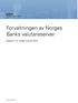 Forvaltningen av Norges Banks valutareserver. Rapport for tredje kvartal 2010