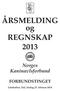 ÅRSMELDING og REGNSKAP 2013