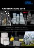 KASSEKATALOG 2019 ALUMINIUM KASSER ALUMINIUM PALLER MAX CASES PELI CASES PELI LYKTER PELI OPPLADBARE LYSKASTERE.