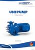 UNIPUMP. Brukerveiledning. brukerveiledning. Avløpsblokkpumpe A-BA-41 NO