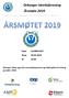 Orkanger Idrettsforening Årsmøte 2019 Sted: KLUBBHUSET Dato: Kl: 19:00