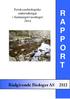 Ferskvassbiologiske undersøkingar i Samnangervassdraget 2014 R A P P O R T. Rådgivende Biologer AS 2112
