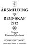 ÅRSMELDING og REGNSKAP 2012