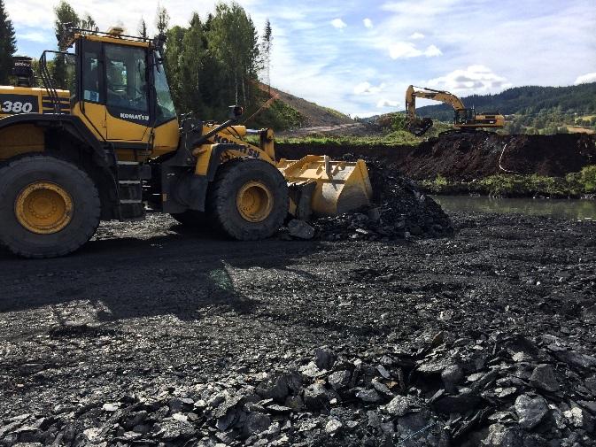 Utpumping av vatn frå myra etter at alunskifer blei lagt ut førte til eit behov for reinsing av vatnet før utslepp til resipienten Vigga. Effekt av vassreinsing er skildra i avsnitt 9.2.