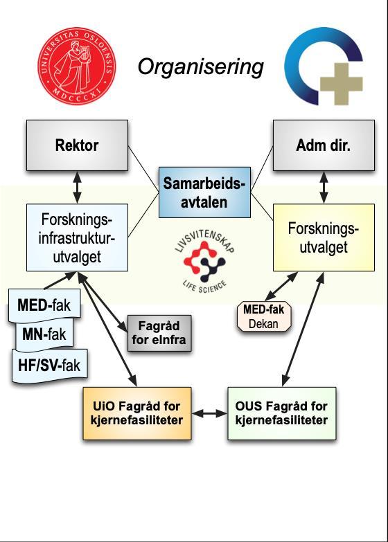 Samordning - konklusjoner Strategisk og operativ samordning av kjernefasiliteter Mål: sikre godt samspill mellom støtte til utstyr, drift og personalressurser og aktivitet til kjernefasiliteter